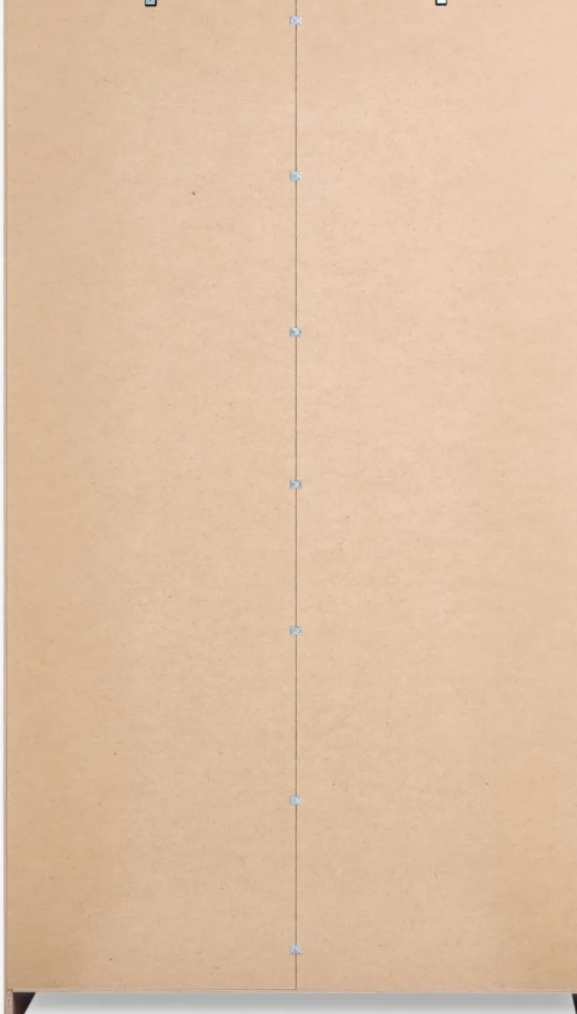 Kledingkast FANDRUP 97x176 2 deuren 3 lades licht eiken