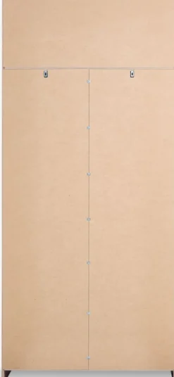 Kledingkast FANDRUP 97x176 2 deuren 3 lades licht eiken