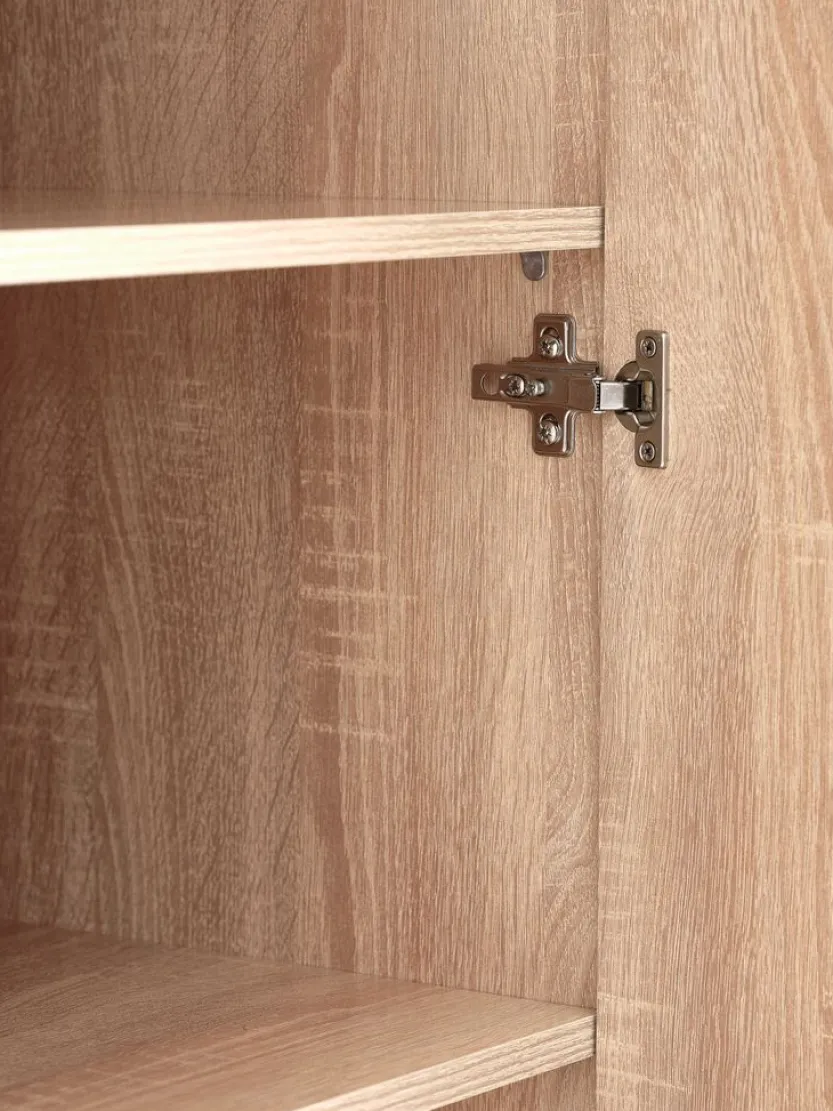 Kledingkast FANDRUP 97x176 2 deuren 3 lades licht eiken