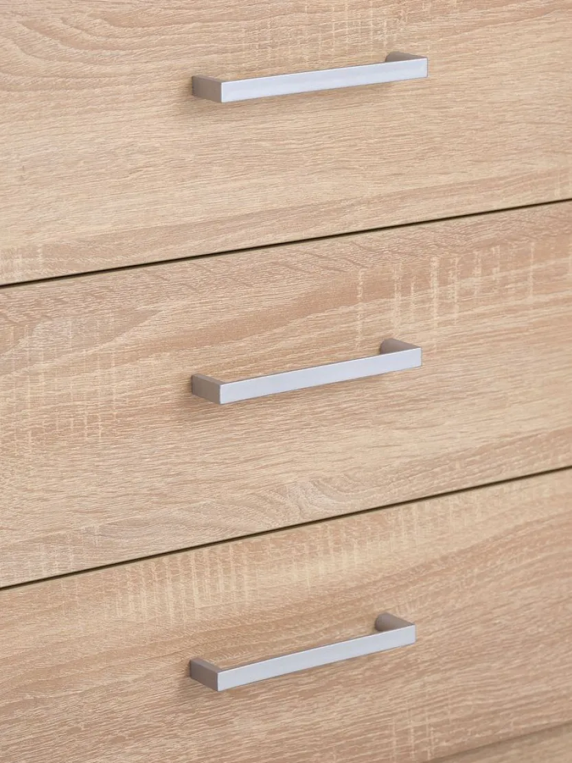 Kledingkast FANDRUP 97x176 2 deuren 3 lades licht eiken