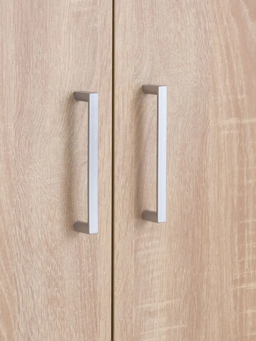 Kledingkast FANDRUP 97x176 2 deuren 3 lades licht eiken