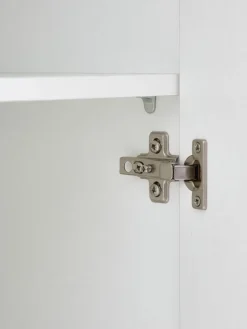 Kledingkast FANDRUP 145x176 3 deuren 3 lades wit