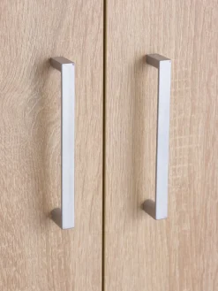 Kledingkast FANDRUP 145x176 3 deuren 3 lades licht eiken