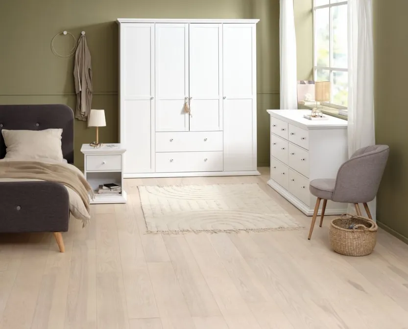 Kledingkast FREDENSBORG 183x200 wit