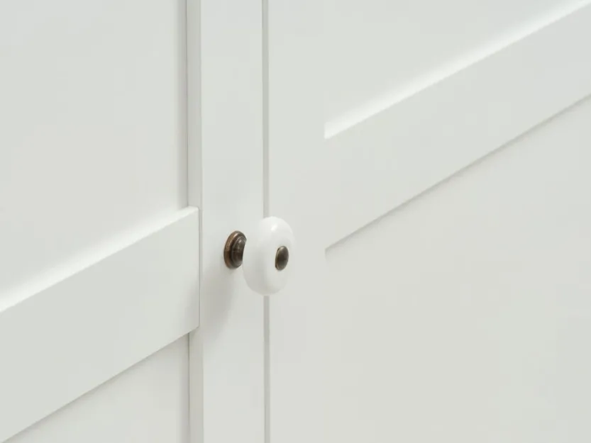 Kledingkast FREDENSBORG 183x200 wit