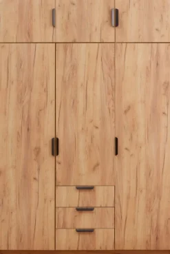 Kledingkast JENSLEV 144x176 eiken