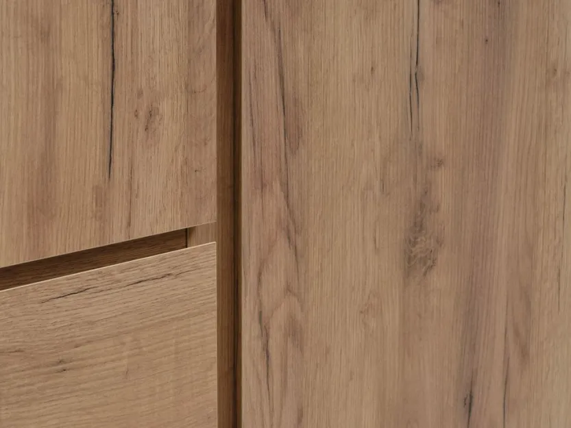 Kledingkast LIMFJORDEN 120x200 naturel eiken kleur