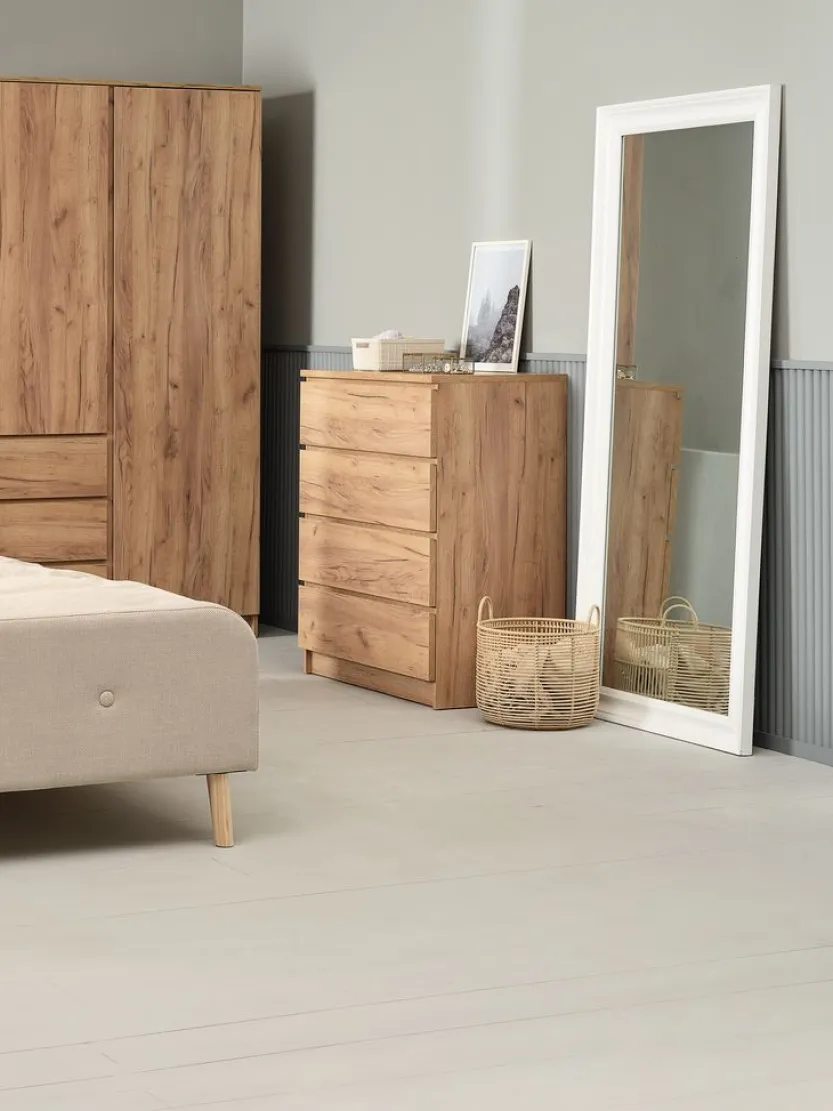 Kledingkast LIMFJORDEN 120x200 naturel eiken kleur