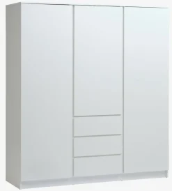 Kledingkast LIMFJORDEN 180x200 wit