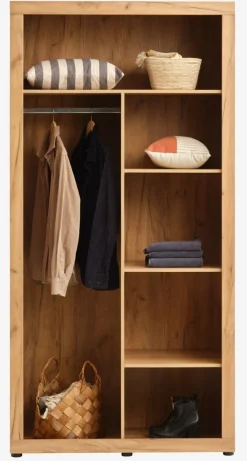 Kledingkast LINTRUP 109x220 2 deuren eiken kleur