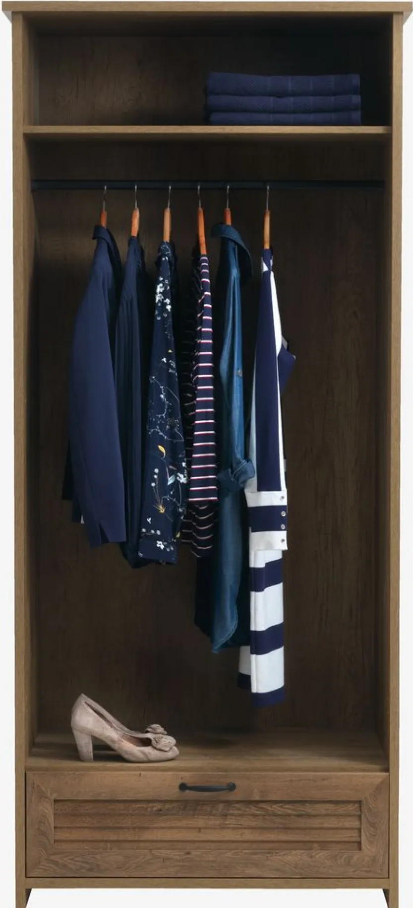 Kledingkast MANDERUP 88x199 2 deuren wild eiken kleur