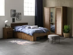 Kledingkast MANDERUP 166x210 3 deuren wild eiken kleur