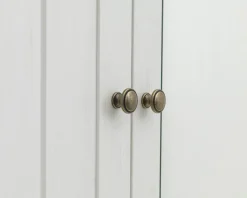 Kledingkast MARKSKEL 162x210 wit/eiken kleur