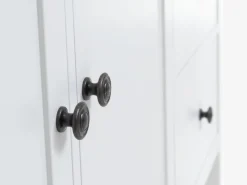 Kledingkast NORDBY 150x200 3 deuren 3 lades wit