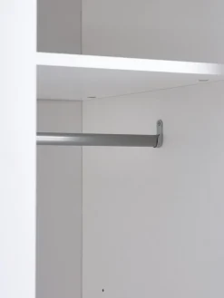 Kledingkast ODDER 120x201 met spiegel wit