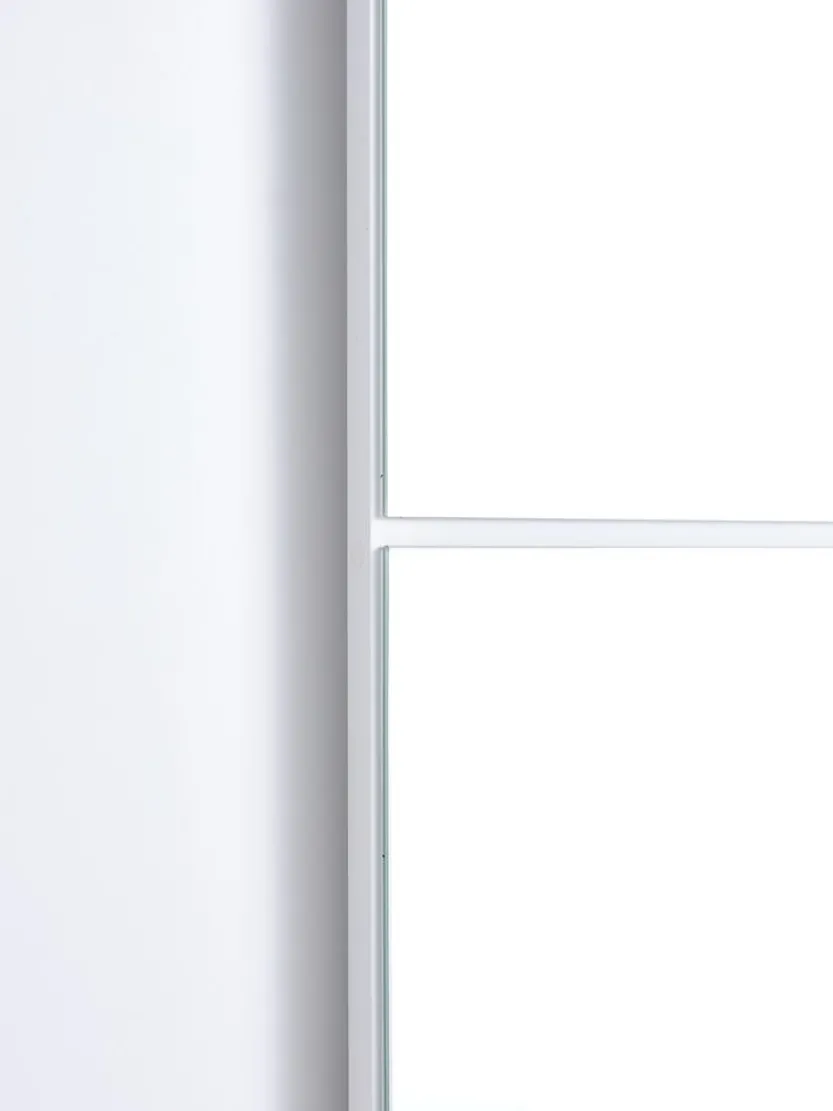 Kledingkast ODDER 120x201 met spiegel wit