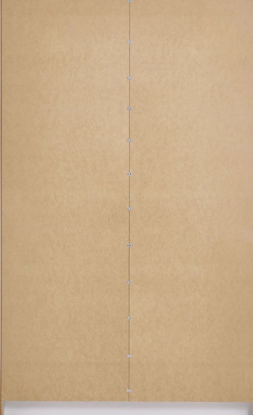 Kledingkast ODDER 120x201 met spiegel wit