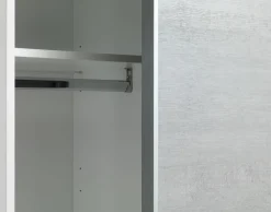 Kledingkast TARP 202x221 beton/wit