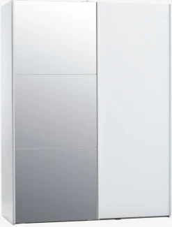Kledingkast TARP 151x201 met spiegel wit