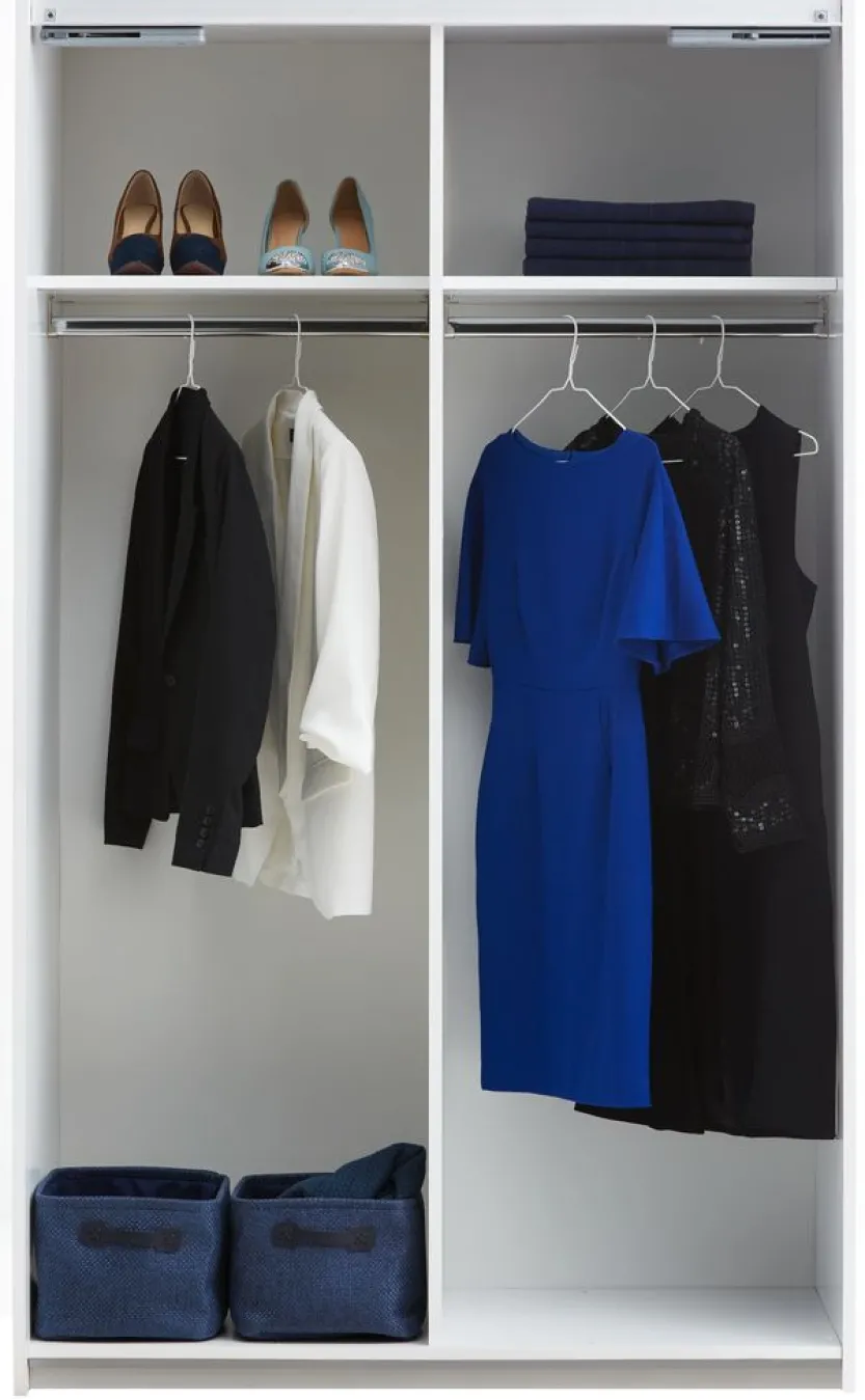 Kledingkast TARP 120x201 wit