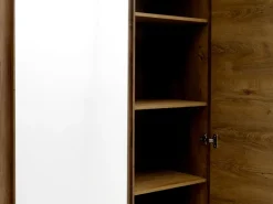 Kledingkast VEDDE 220x197 met spiegel wild eiken