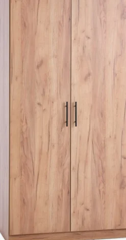 Kledingkast VIBY 101x200 2 deuren naturel eiken kleur