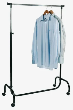 Kledingrek JERSLEV zwart/chroom