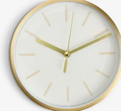 Klok CARSTEN Ø15cm goud