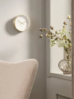 Klok CARSTEN Ø15cm goud