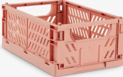 Krat MILAS B16xL25xH10 opvouwbaar koraal