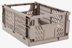 Krat MILAS B25xL34xH15cm opvouwbaar grijs