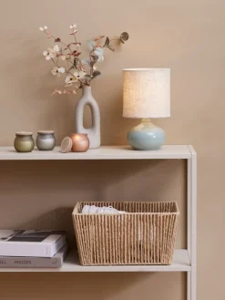 Kunstbloem LAUST H38cm grijs