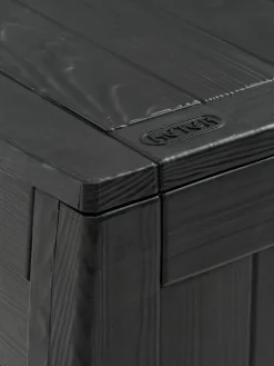 Kussenbox BISNAP B117xH58xD45 zwart