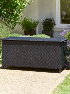 Kussenbox YDERUP B133xH64xD55 zwart