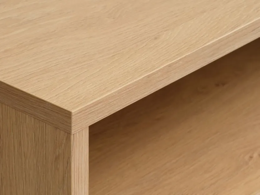 Ladekast BILLUND 3 lades wit/eiken