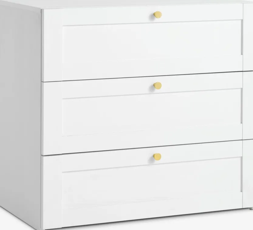 Ladekast FRAMLEV 3 lades wit