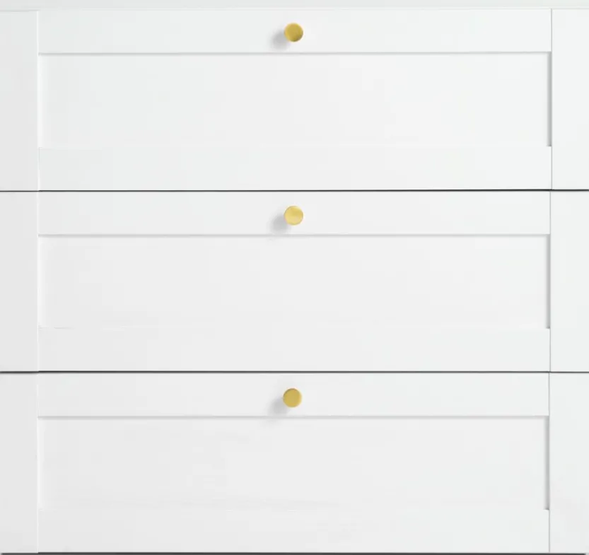 Ladekast FRAMLEV 3 lades wit