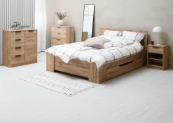 Ladekast JENSLEV 4 lades 1 deur eiken