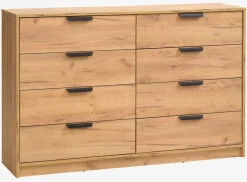 Ladekast JENSLEV 4+4 lades eiken