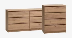 Ladekast LIMFJORDEN 4 lades naturel eiken