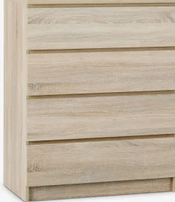 Ladekast LIMFJORDEN 4 lades licht eiken kleur