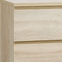 Ladekast LIMFJORDEN 4 lades licht eiken kleur