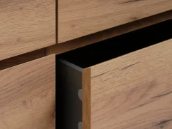 Ladekast LIMFJORDEN 3+3 lades naturel eiken kleur