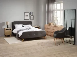 Ladekast LIMFJORDEN 3+3 lades naturel eiken kleur