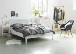 Ladekast NORDBY 3 lades wit