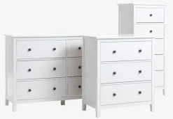 Ladekast NORDBY 5 lades wit