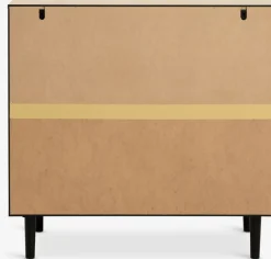 Ladekast ODENSE 3 lades eiken/zwart