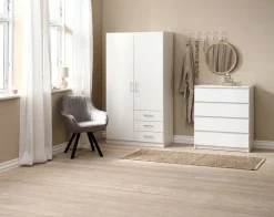 Ladekast TANGBJERG 4 lades wit