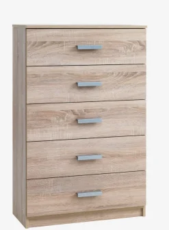 Ladekast TAPDRUP 5 lades breed eiken