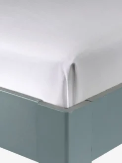 Laken SANDRA satijn 150x250 wit